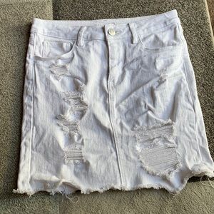 white roped jean skin slim fitting!